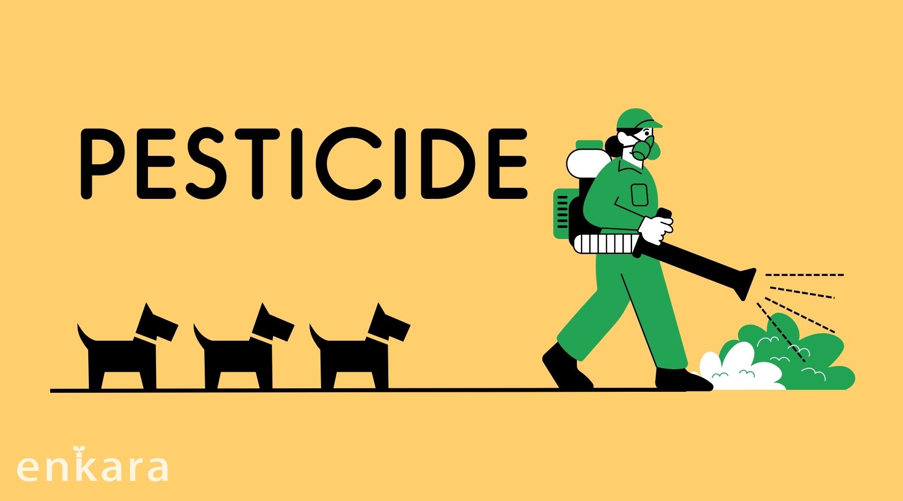 犬と農薬、殺虫剤、除草剤
